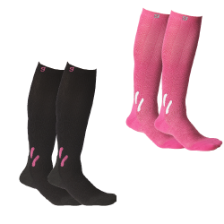 COMPRESSION SOCKS PINK (2PAR)
